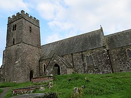 The church of St Michael at East Buckland