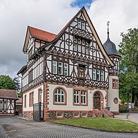 Oficina de correos en Bad Liebenstein (Alemania)