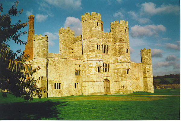 Wriothesley's gatehouse - a vital symbol of seigneurial power for an early 16th-century courtier's house, cuts through the nave of the Premonstratensi