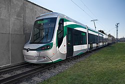 Tramvaj Škoda 28T pro Konyu v areálu Škody Transportation