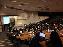 A university lecture UCT Leslie Social Science lecture theatre class.JPG