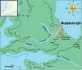 Map showing location of Happisburg