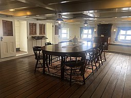 USS Constellation (1854) Officer’s Dinning Room