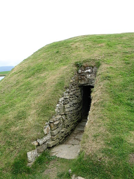 Entrance to Unstan Chambered Cairn, Orkney