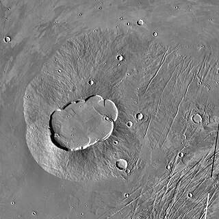 <span class="mw-page-title-main">Uranius Mons</span> Martian volcano