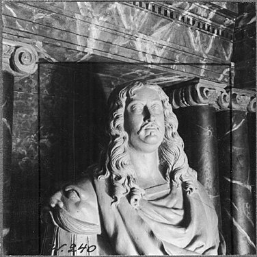 Statue von Magnus Gabriel De la Gardie (Detail) in der Klosterkirche Varnhem