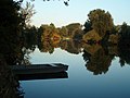 "Old Laborec" fish pond next to the village