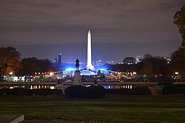 The Concert for Valor on the National Mall on November 11, 2014, looking west from the United States Capitol grounds Veterans Day concert on the National Mall photo D Ramey Logan.jpg