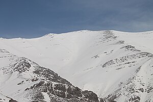 View of Tochal peak from Velenjak mountains