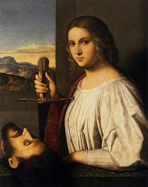 Judith with the head of Holofernes