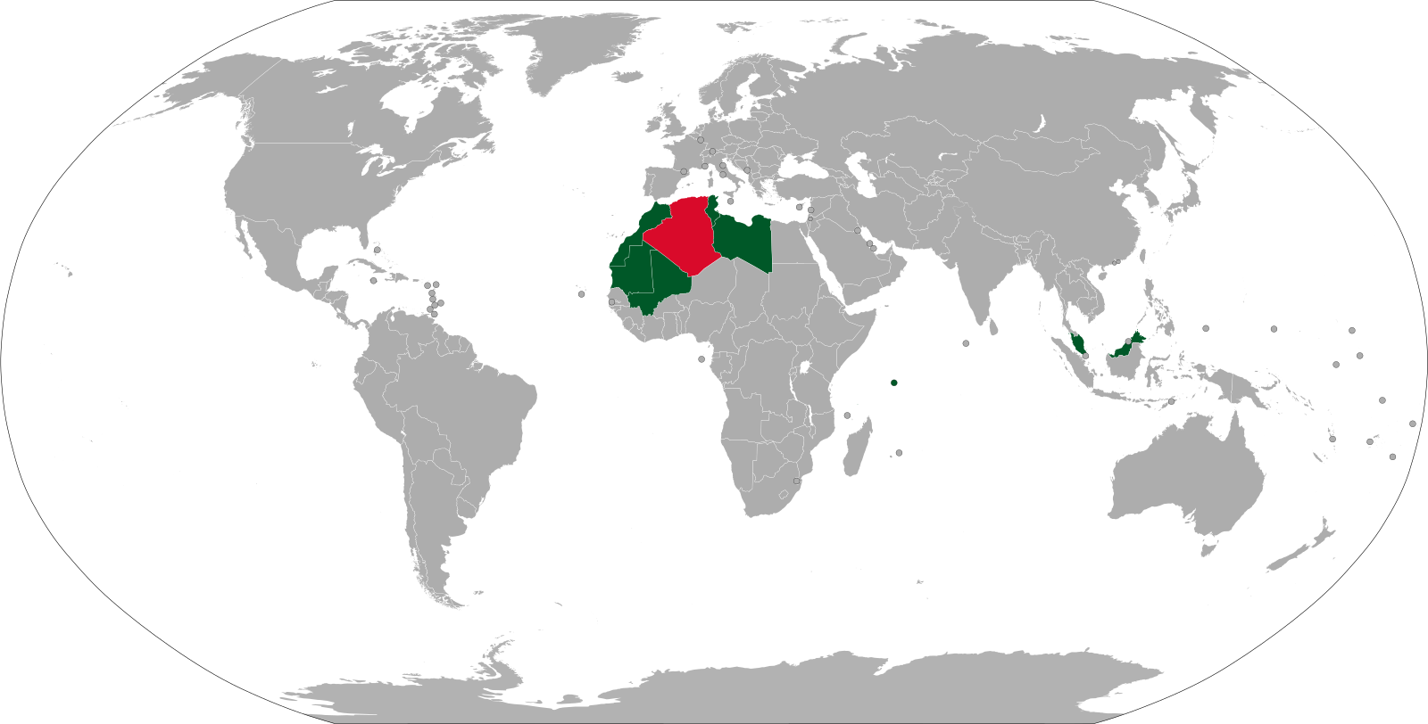 Visa policy of Algeria.mw-parser-output .legend{page-break-inside:avoid;break-inside:avoid-column}.mw-parser-output .legend-color{display:inline-block;min-width:1.25em;height:1.25em;line-height:1.25;margin:1px 0;text-align:center;border:1px solid black;background-color:transparent;color:black}.mw-parser-output .legend-text{}  Algeria   Visa-free