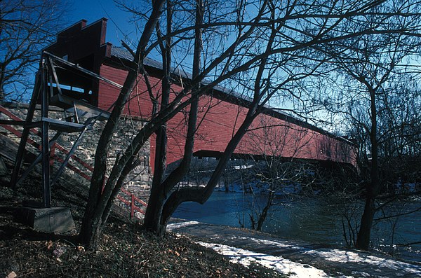 Wertz's Covered Bridge in Spring Township