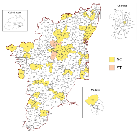 Circonscriptions du parlement du Tamil Nadu