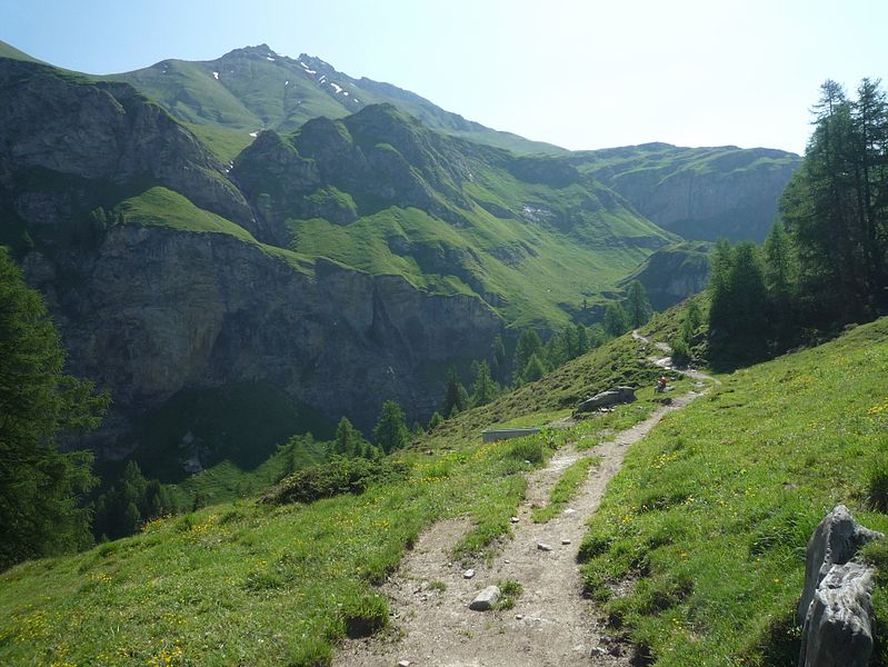 File:Wandern in der Schweiz zum Piz Tomuel aus SW.jpg