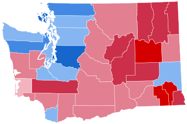 Résultats de l'élection présidentielle à Washington 2020.svg