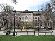 Washington Square Park & Newberry Library.JPG
