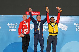Weightlifting at the 2018 Summer Youth Olympics – Boys' 62 kg 1817.jpg