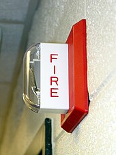 A fire alarm notification appliance as widely used under North American standards Wheelock mt2.jpg