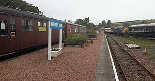 <span class="mw-page-title-main">Whitrope Siding</span> Heritage railway station near summit of former waverley route