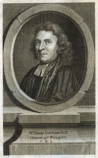 <span class="mw-page-title-main">William Derham</span> English clergyman, natural philosopher and scientist