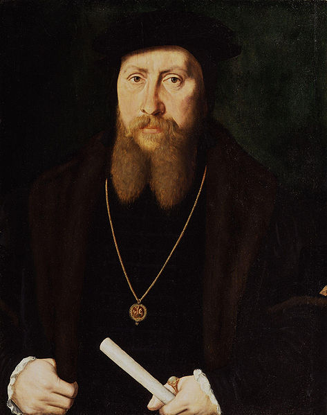 Painting of William Paget, attributed to Master of the Stätthalterin Madonna