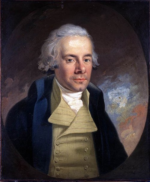 William Wilberforce, a prominent British philanthropist and anti-slavery campaigner