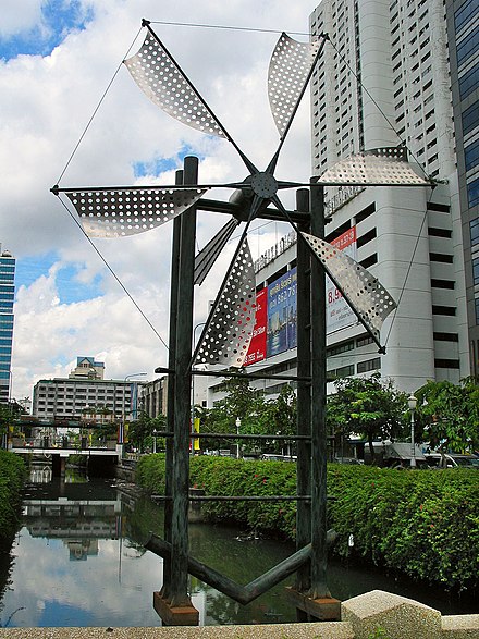 The last remaining windmill in Silom