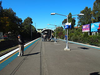 <span class="mw-page-title-main">Yagoona railway station</span> Railway station in Sydney, New South Wales, Australia