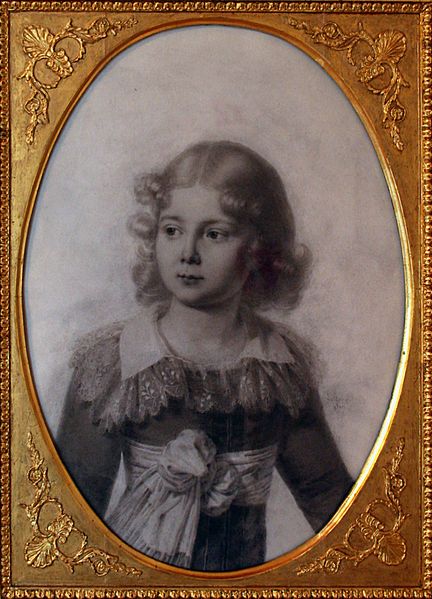 Krasiński, aged 7, by Louis-René Letronne (1819)