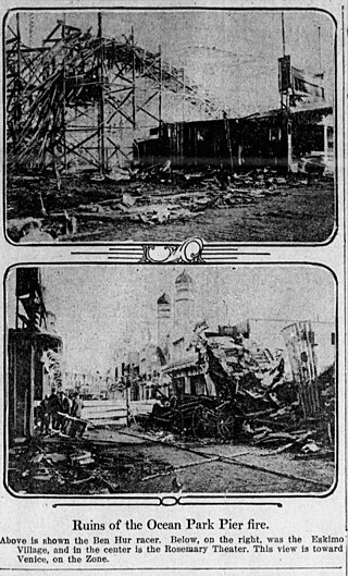 <span class="mw-page-title-main">1915 Ocean Park pier fire</span> Event in California