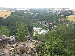 Únětice – Veduta