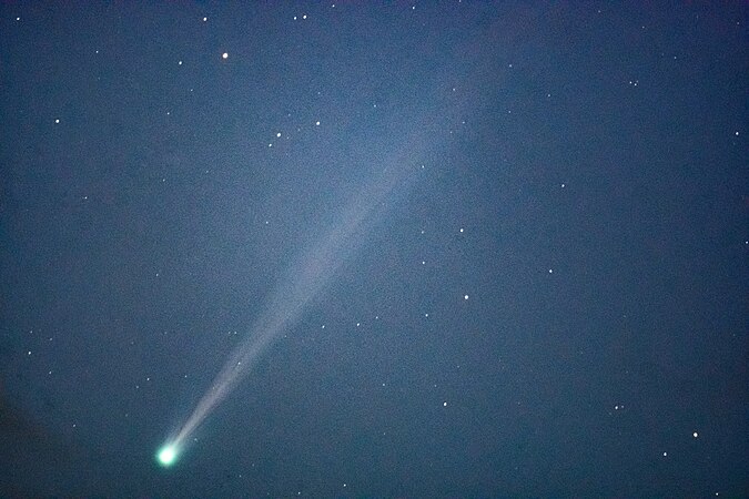 Comet C/2023 P1 (Nishimura) on its approach to the Sun. Photo by Serhiy Khomenko