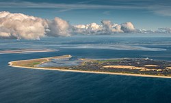Selat yang memisahkan pulau Rømø dari pulau Sylt