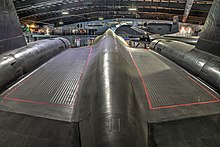 Detail of SR-71A at the Museum of Aviation, Robins AFB