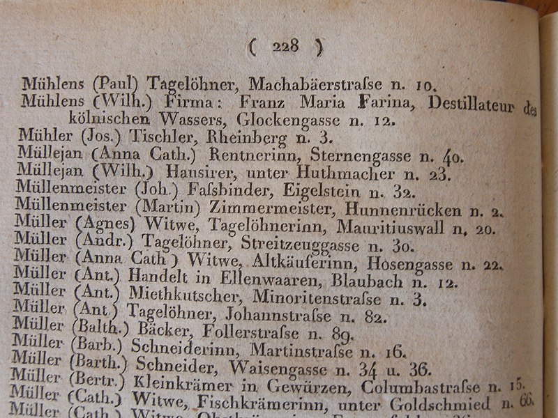 File:1822-Koelner-Adressbuch-Seite228.jpg