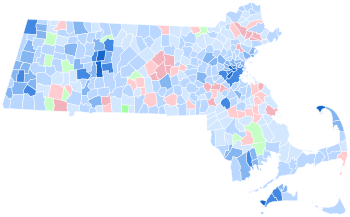1992 Presidential Election in Massachusetts By Municipality.svg