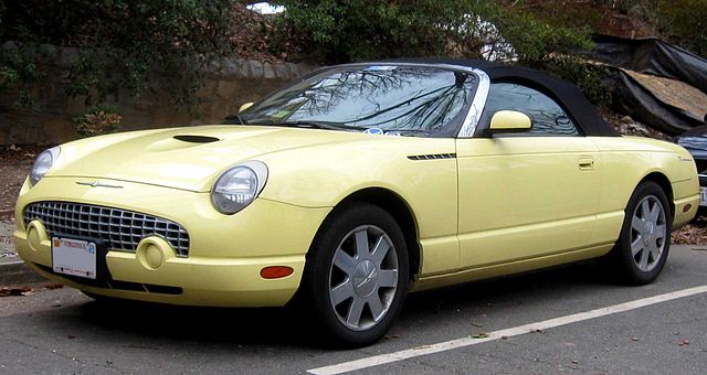 The throwback styling of the 2002 Ford Thunderbird inspired a similar concept (later abandoned) of having Enterprise (NX-01) as a throwback design, in