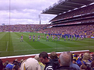 2009 All Ireland Final teams marching before game.jpg