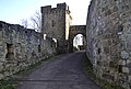 Burg Steinsberg; Aufweg zum zweiten Tor