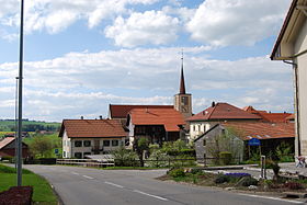 Centro del pueblo de Orsonnens