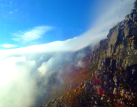 Edge of Table Mountain, South Africa
