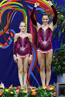 Claire Philouze French acrobatic gymnast