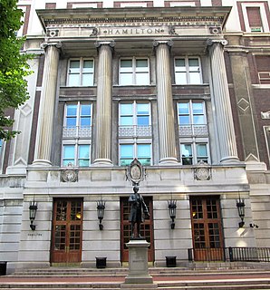 Hamilton Hall (Columbia University) Academic building at Columbia University