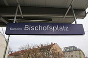Deutsch: Haltepunkt Dresden-Bischofsplatz