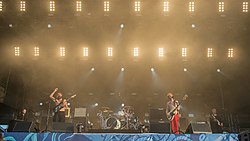 Biffy Clyro esiintymässä Saksassa vuonna 2017.