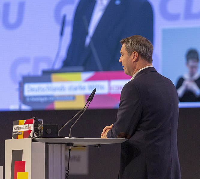 File:2019-11-23 Markus Söder CDU Parteitag by OlafKosinsky MG 6061.jpg