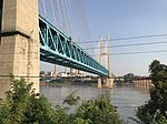 201908 Under den nye Baishatuo Yangtze River Bridge.jpg