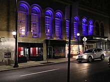 Americus Hotel, a historic Center City Allentown hotel, at 541 Hamilton Street 2020 - Allentown CBD at Night - 12 - Allentown PA.jpg