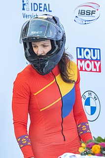 Andreea Grecu Romanian sprinter and bobsledder