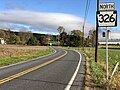 File:2021-10-27 09 30 24 View north along Pennsylvania State Route 326 (Egolf Road) at Main Road in Colerain Township, Bedford County, Pennsylvania.jpg